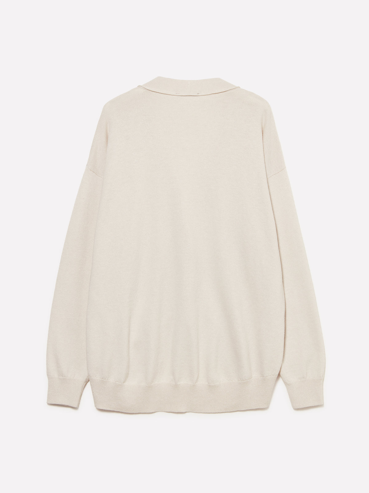 Cardigan tortora over fit