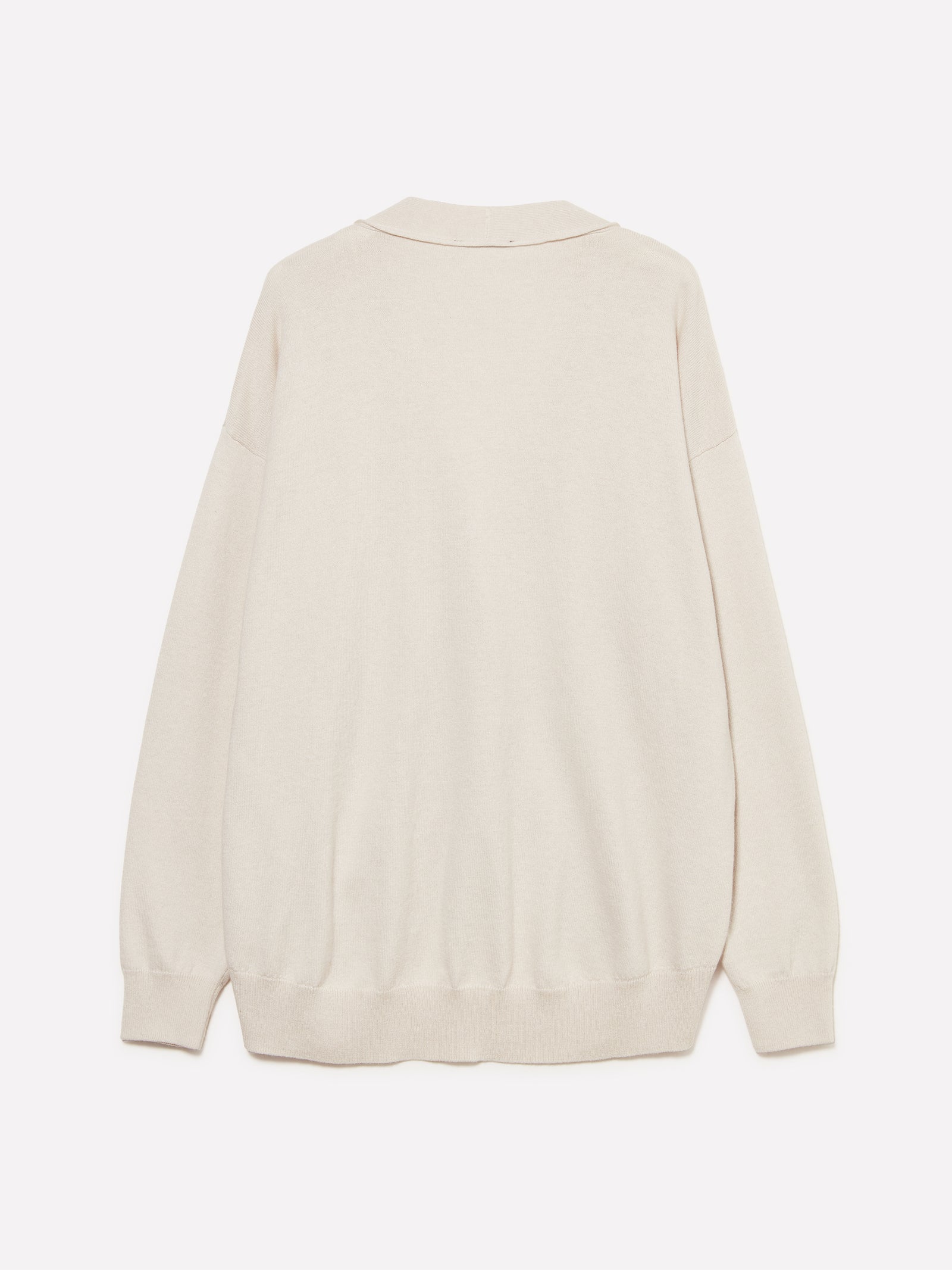 Cardigan tortora over fit da donna beige 2 | Sisley Outlet