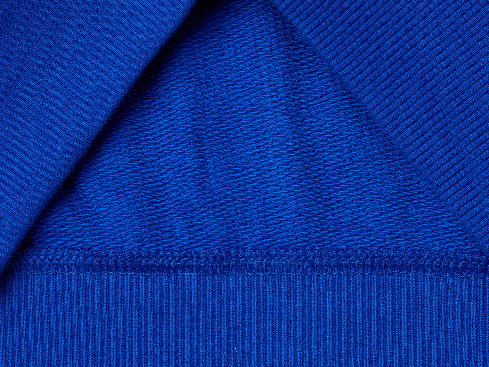 Felpa con zip e ricamo logo da bambino bluette 3 | Benetton Outlet