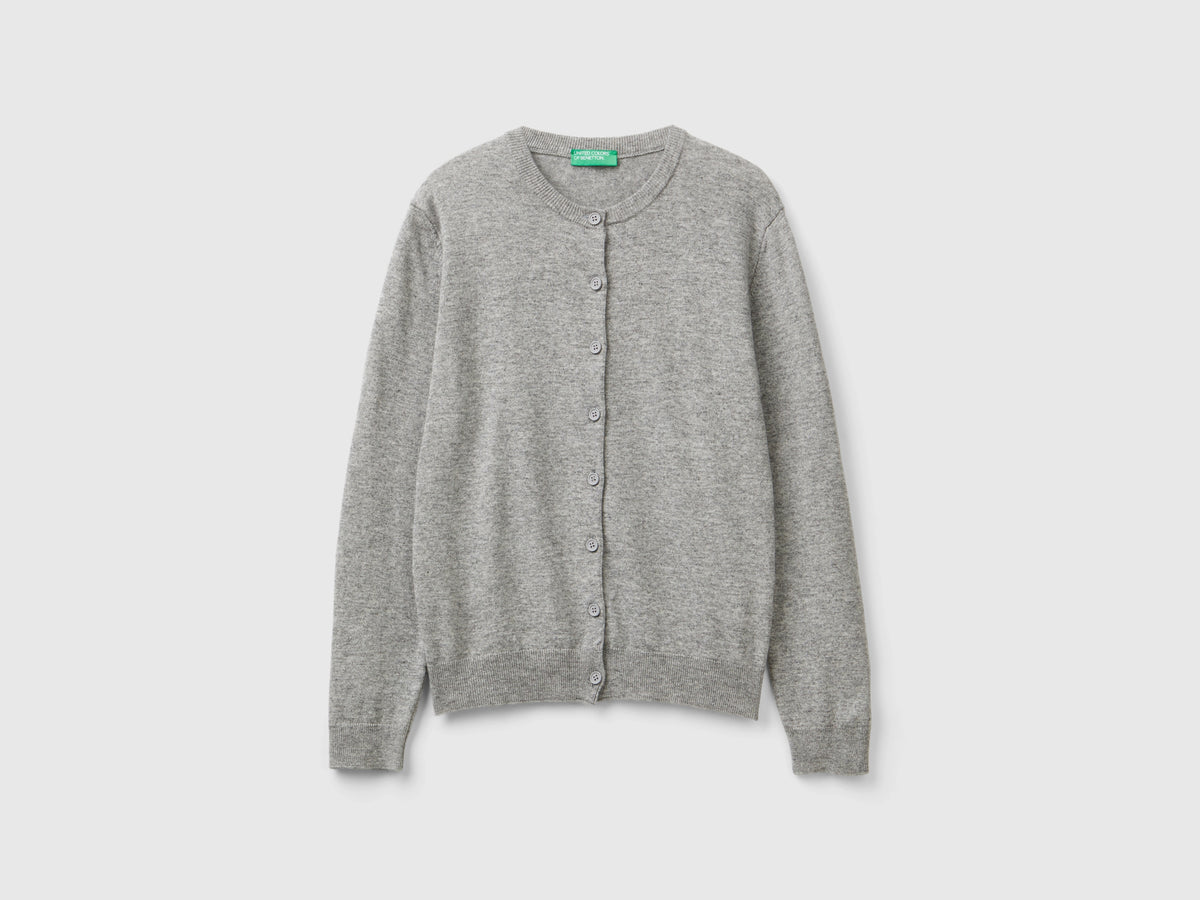 Cardigan in misto lana e cashmere