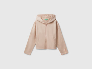 Felpa con zip e cappuccio