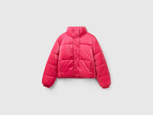 Piumino imbottito in nylon lucido