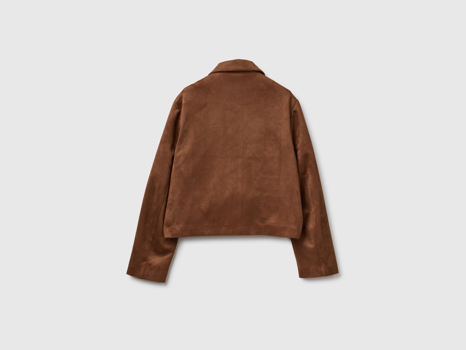 Giacca effetto scamosciato da donna bruciato 2 | Benetton Outlet