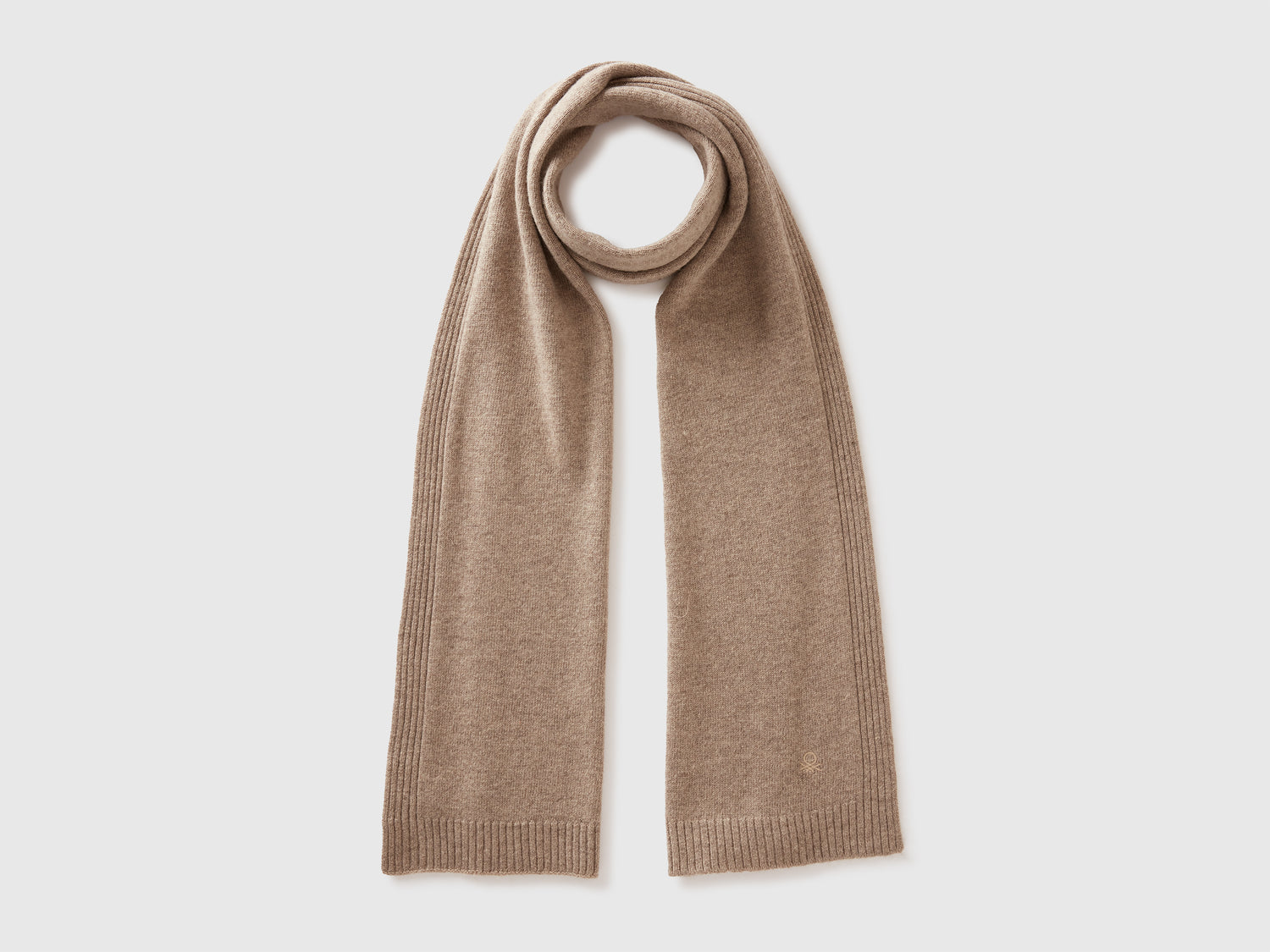 Sciarpa in misto cashmere da donna beige | Benetton Outlet