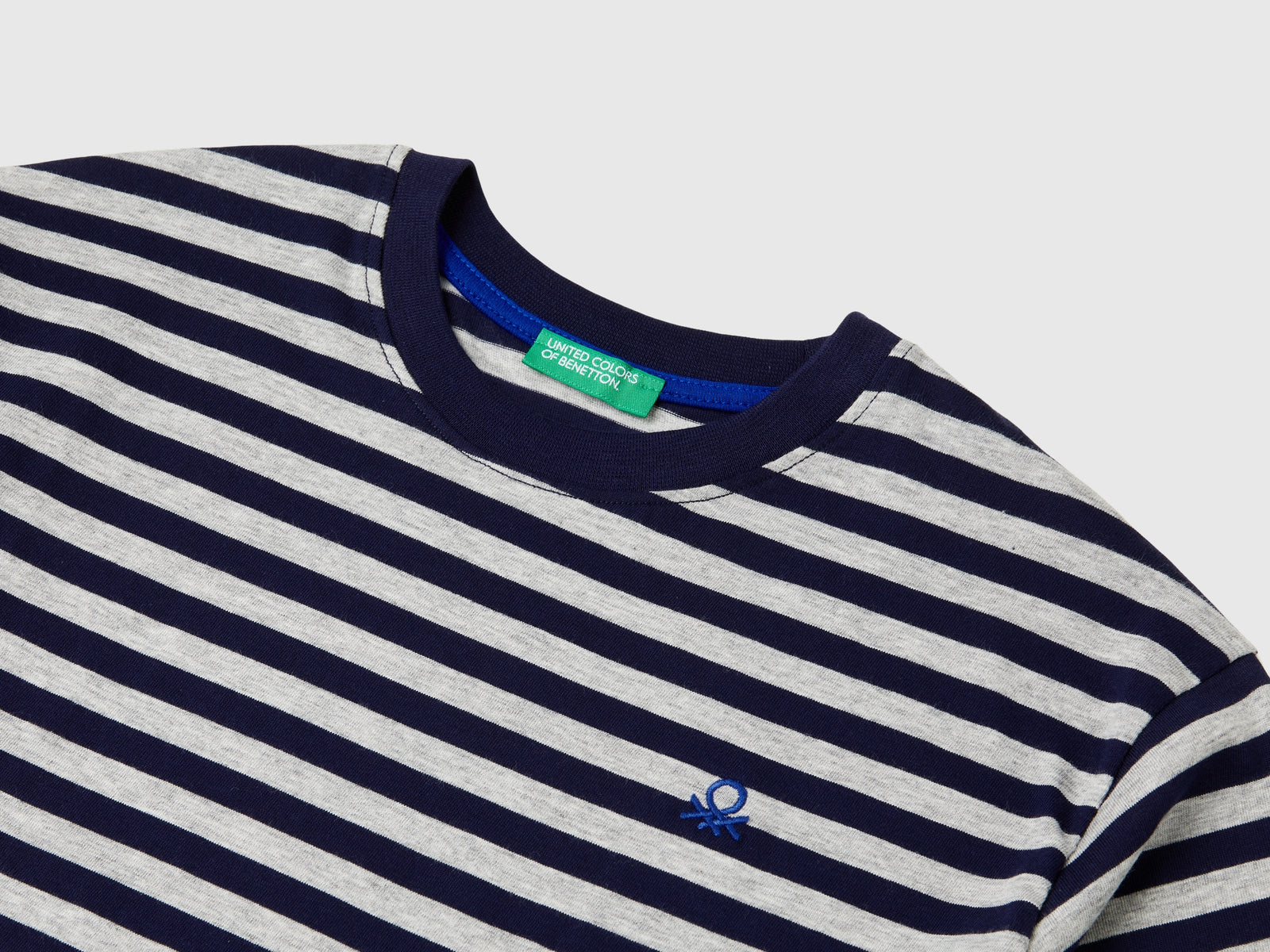T-shirt a righe 100% cotone da bambino multi-color 3 | Benetton Outlet