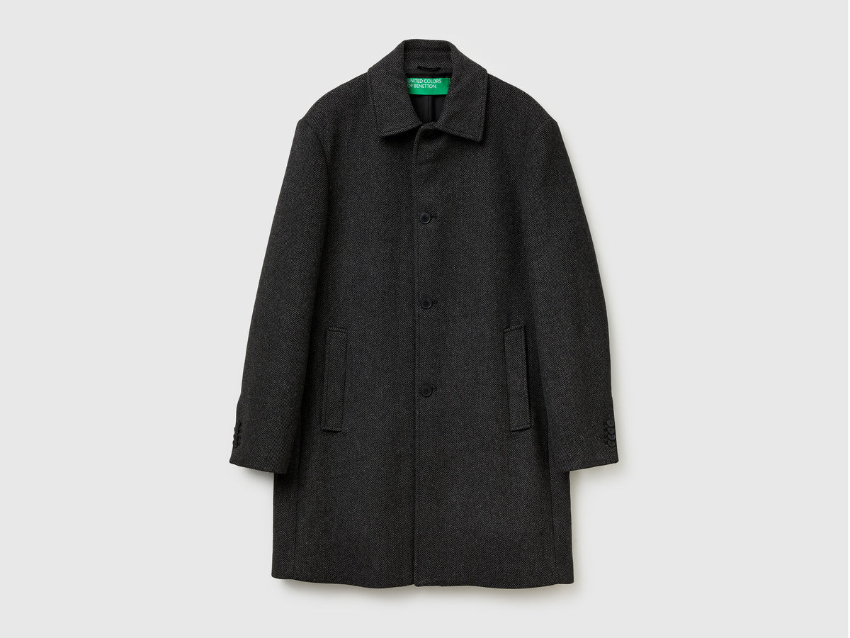 Cappotto in misto lana