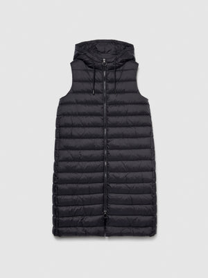 Gilet lungo imbottito