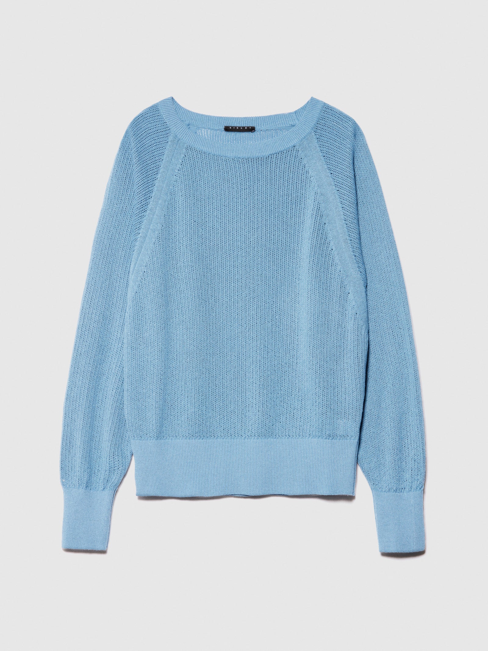 Maglia con maniche a pipistrello da donna azzurro | Sisley Outlet