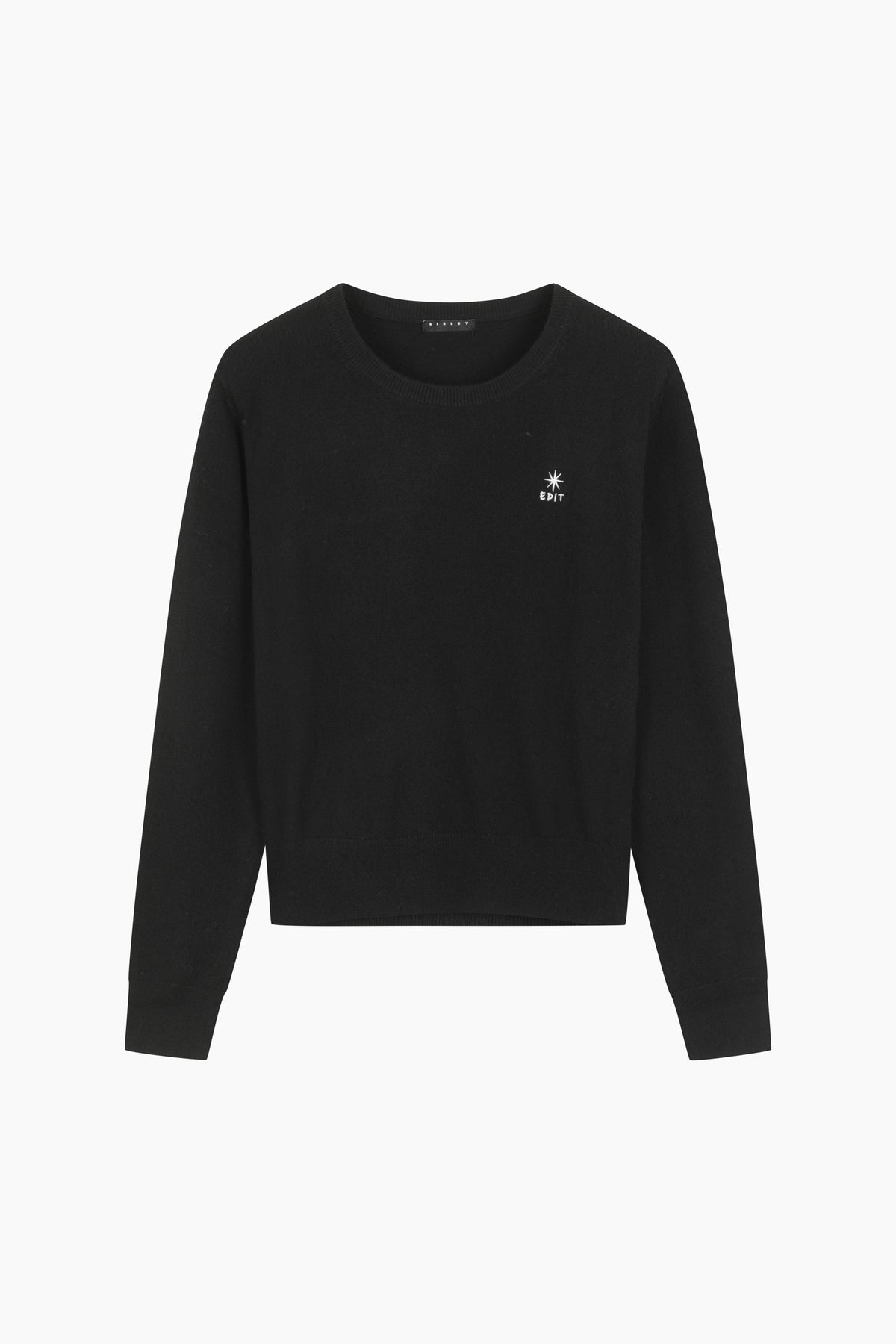 Maglia girocollo con ricamo