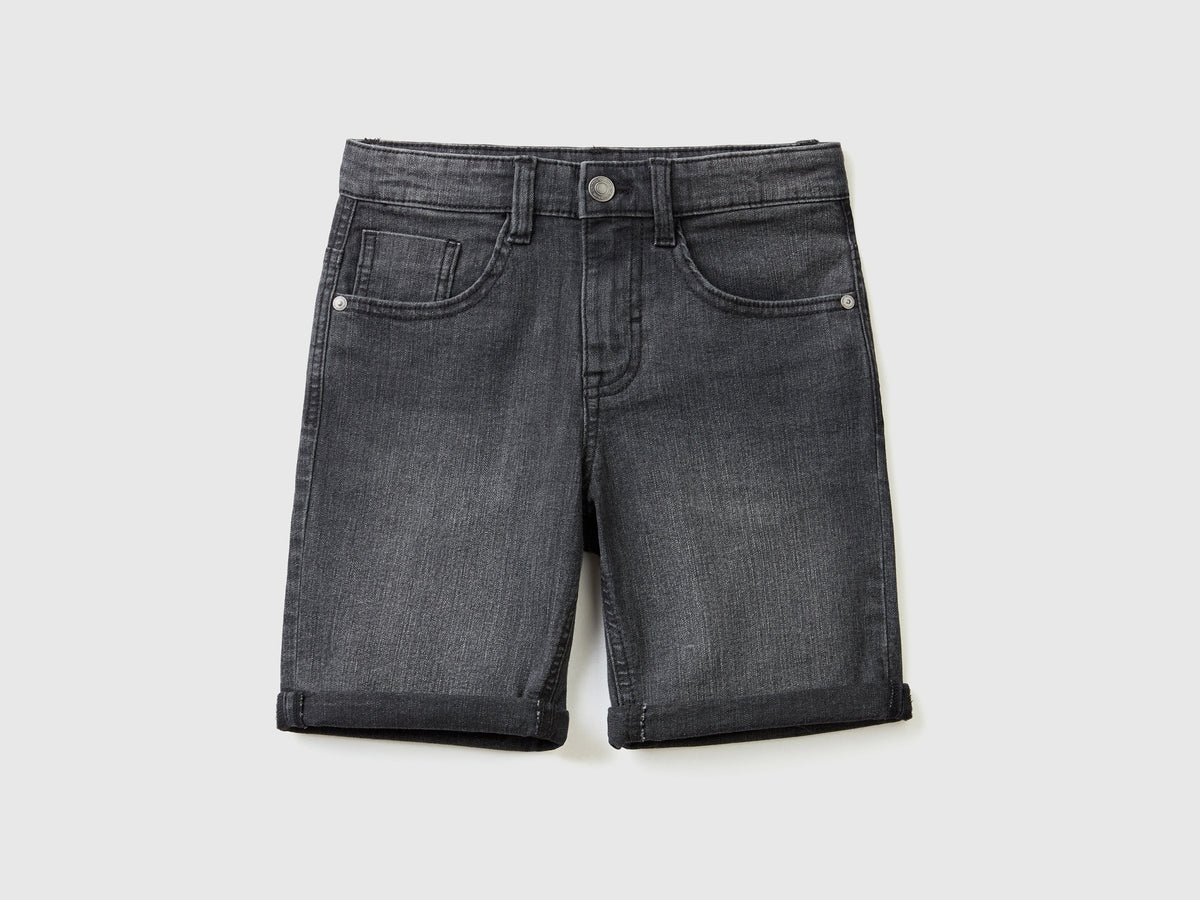 Bermuda slim fit in denim