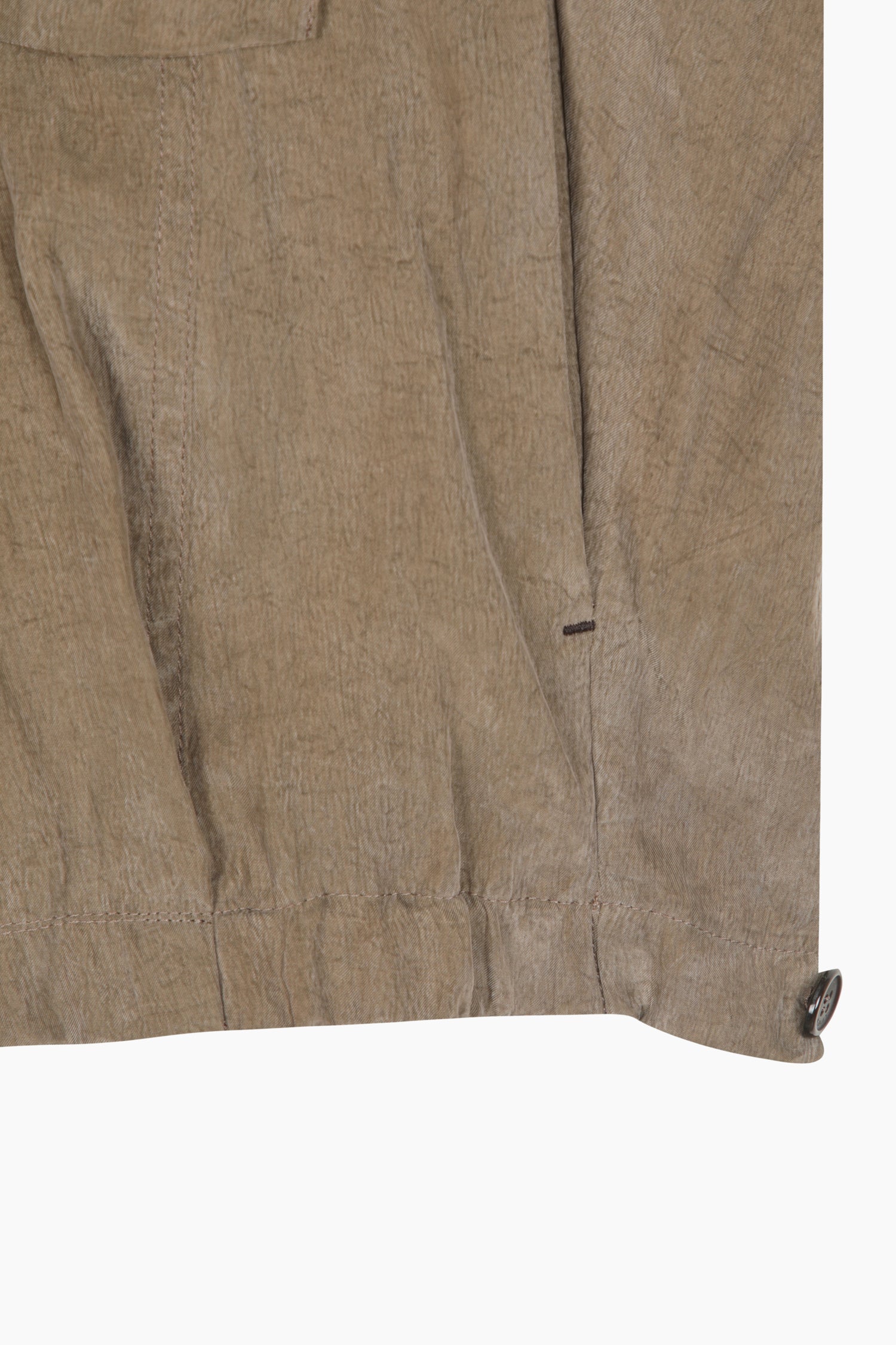Giacca-Camicia effetto stropicciato da donna marrone scuro 4 | Sisley Outlet