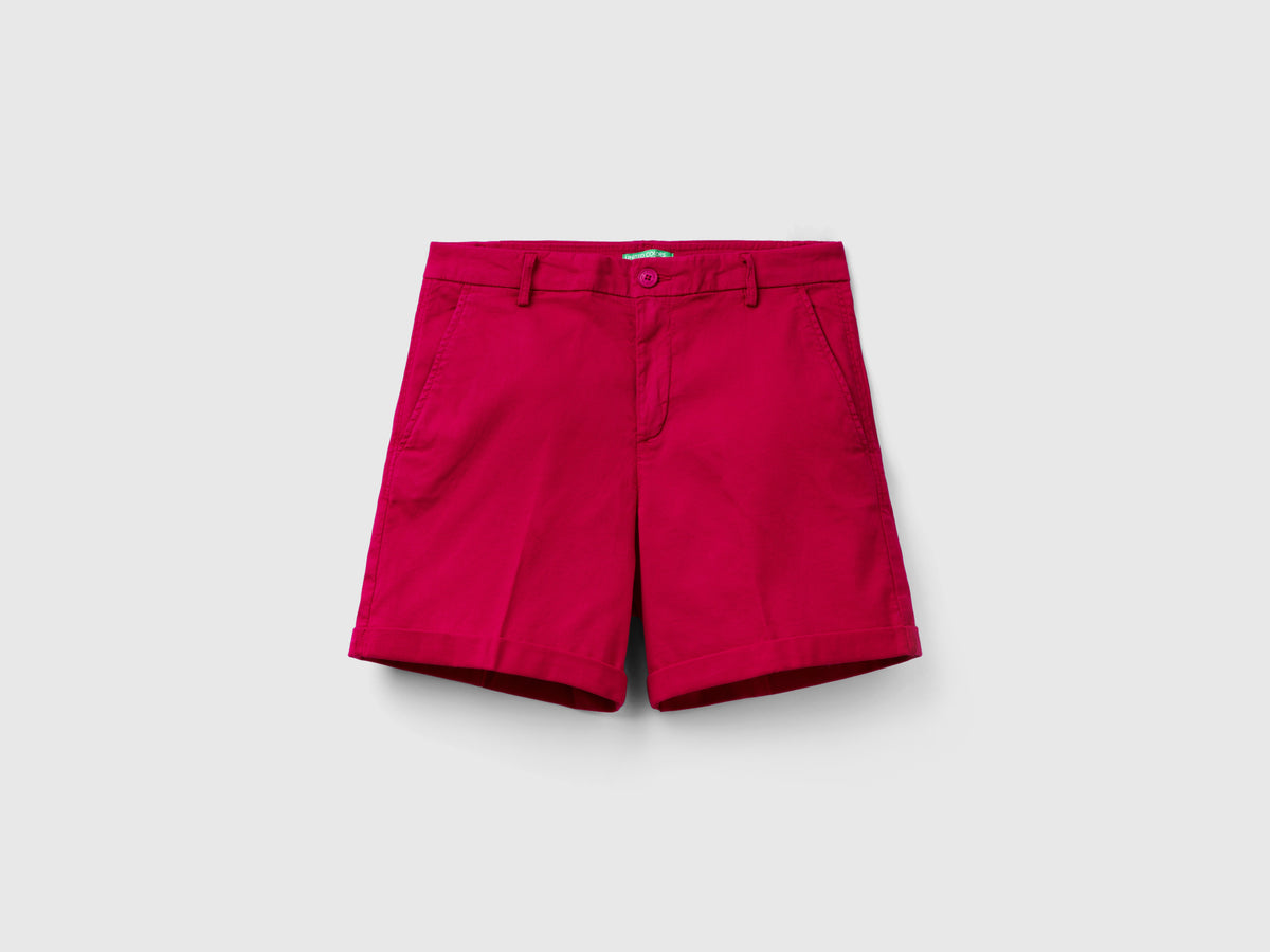Bermuda in cotone stretch