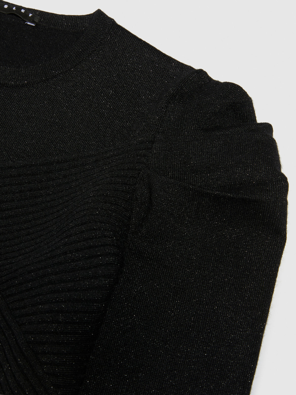Maglia asimmetrica con lurex