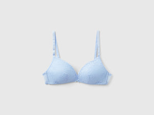 Reggiseno a triangolo con coppe in pizzo