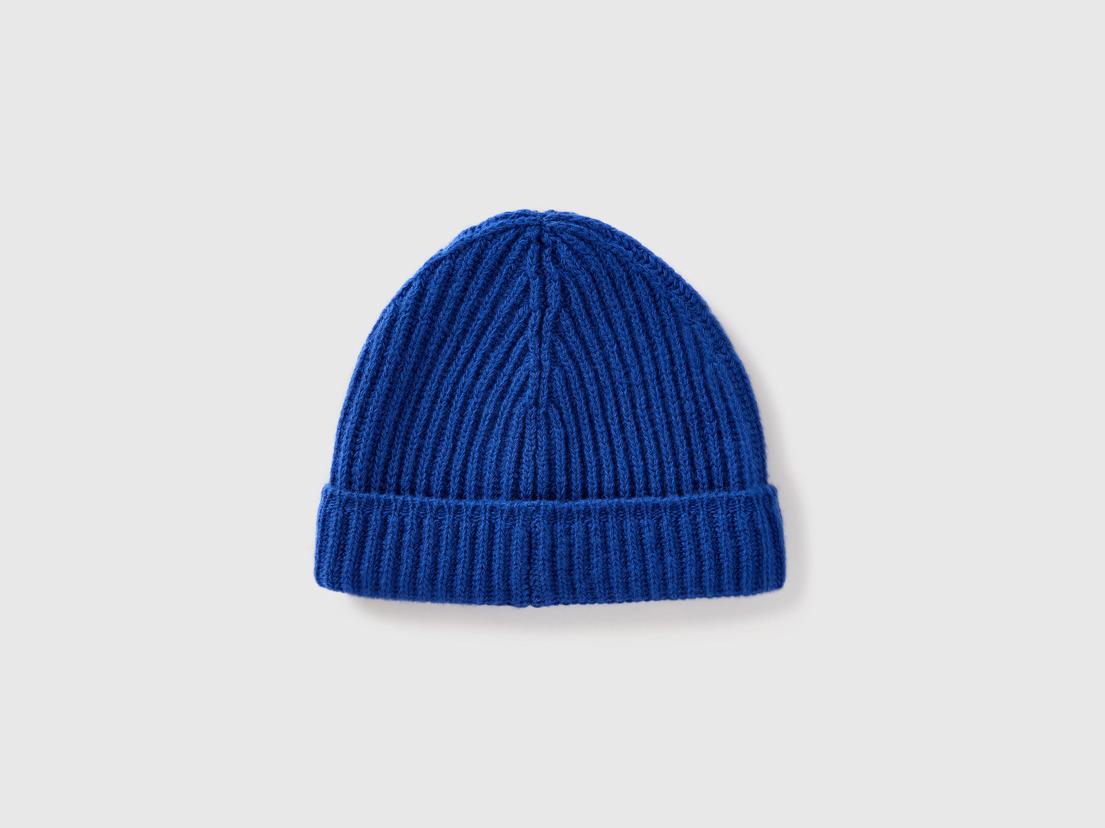 Berretto in pura lana vergine da uomo blu scuro 2 | Benetton Outlet