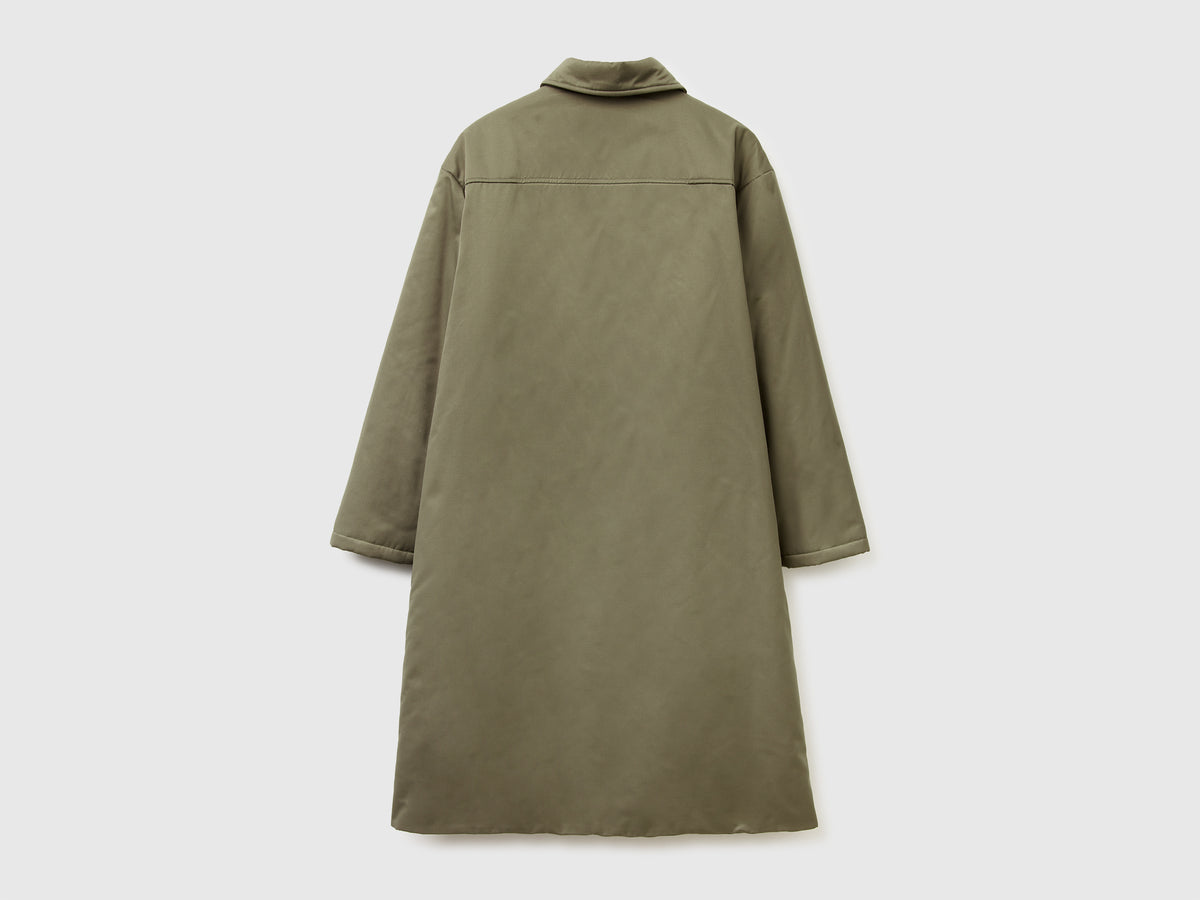 Giacca lunga con leggera imbottitura