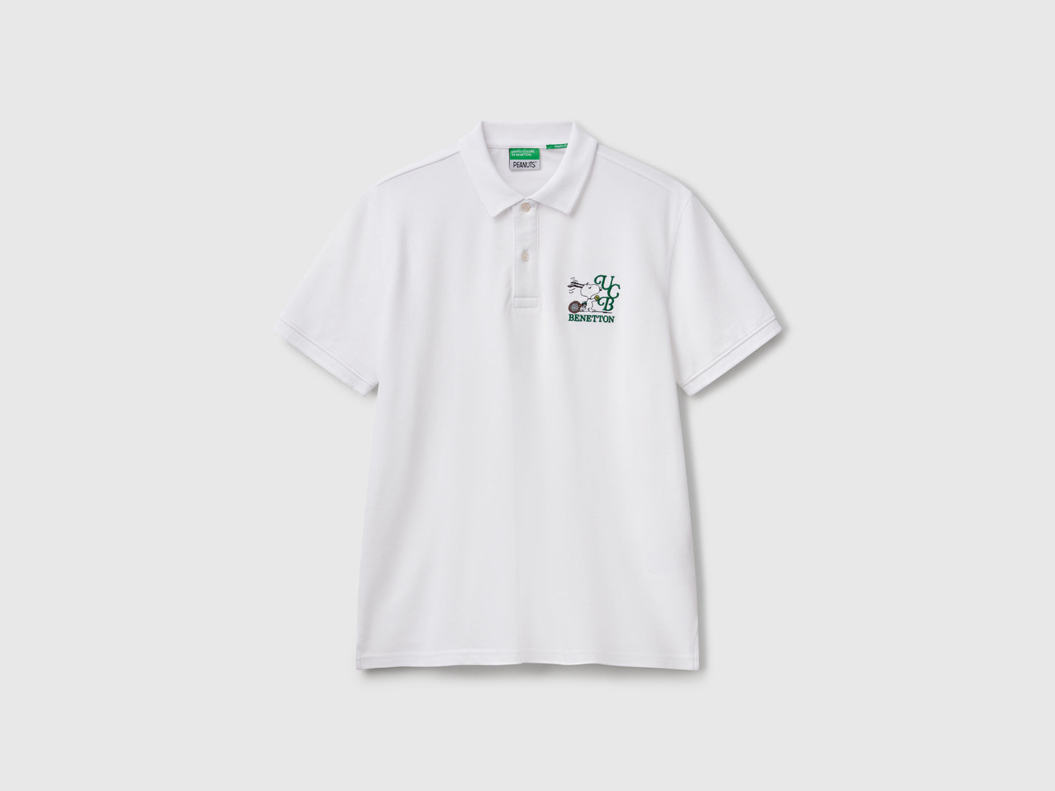 Polo regular fit Snoopy ©Peanuts da uomo bianco | Benetton Outlet