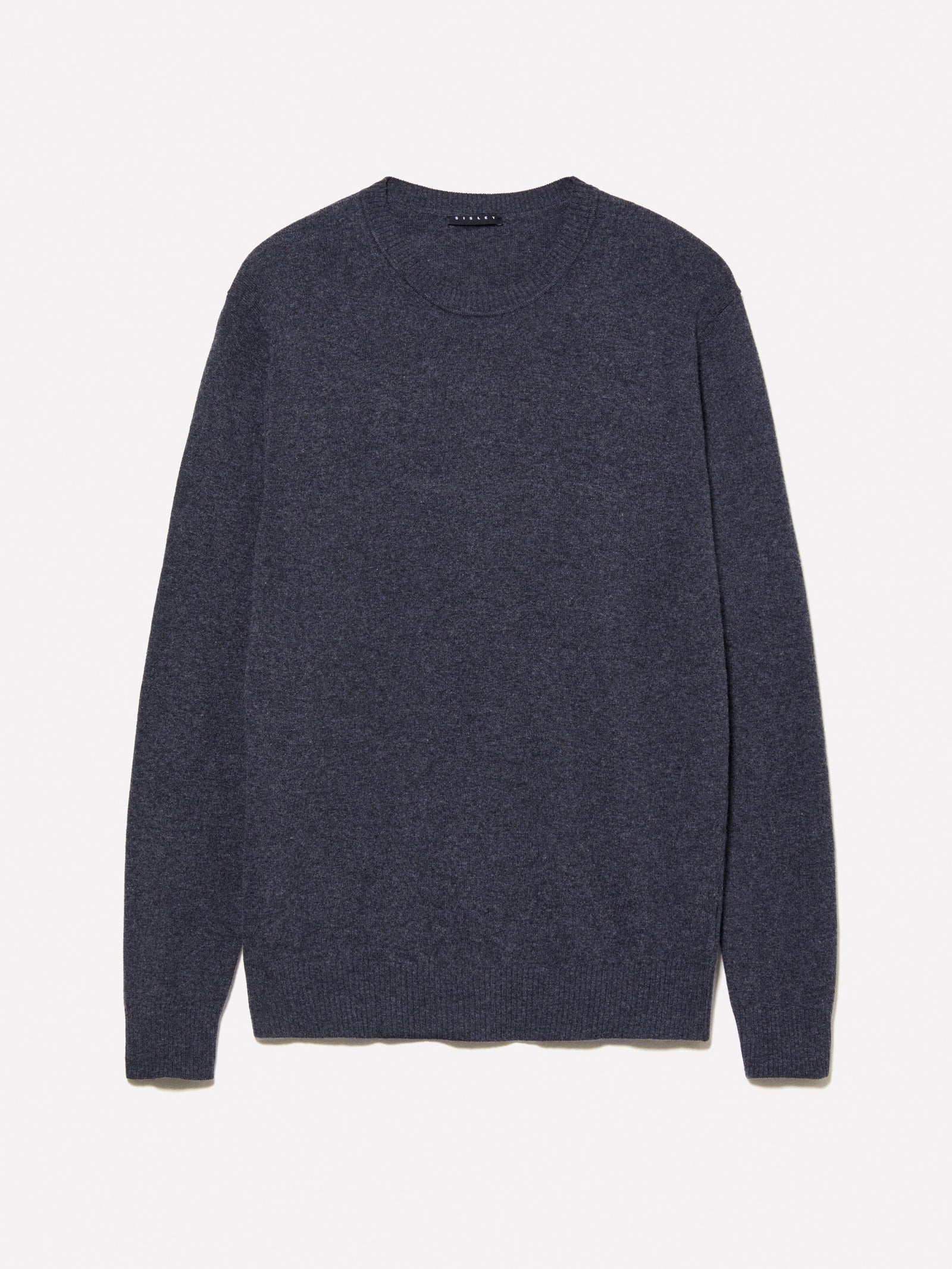 Maglia girocollo regular fit da uomo grigio scuro | Sisley Outlet