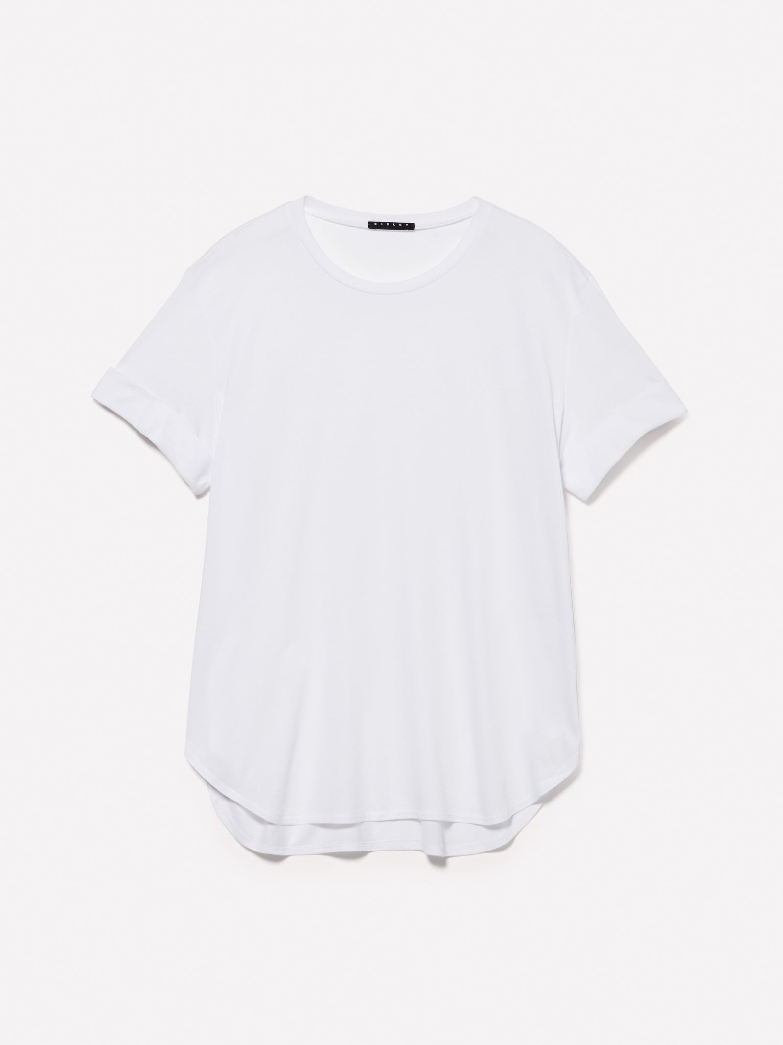 T-shirt relaxed fit da donna bianco | Sisley Outlet