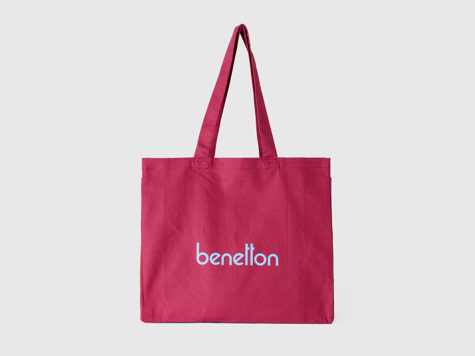 100% cotton tote bag da uomo bordeaux | Multimarchio Outlet