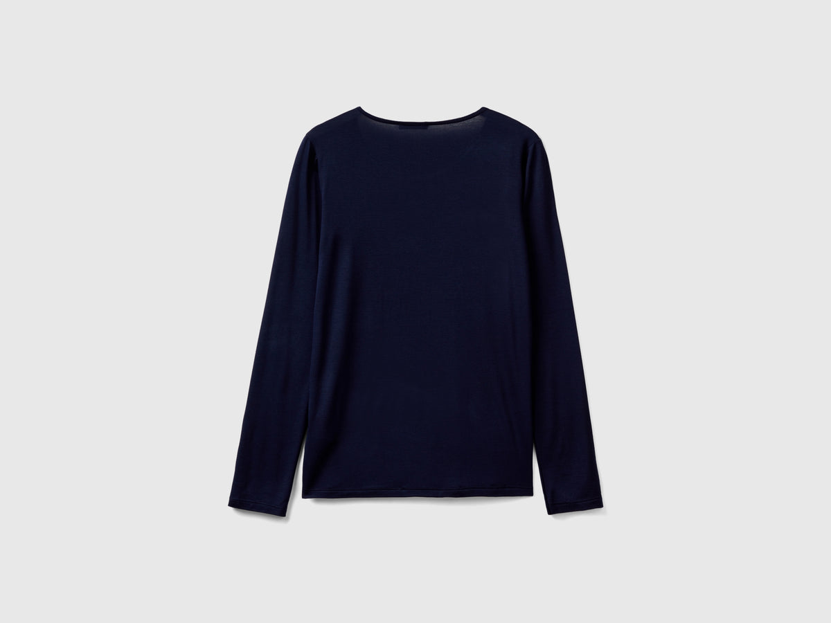 Maglietta in viscosa stretch