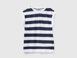 T-shirt a righe 100% cotone