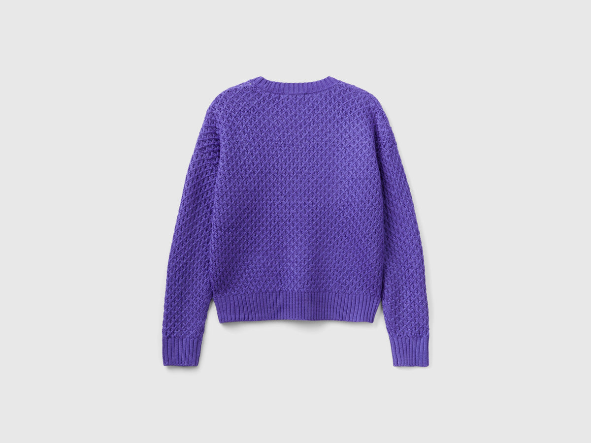 Maglia lavorata boxy fit