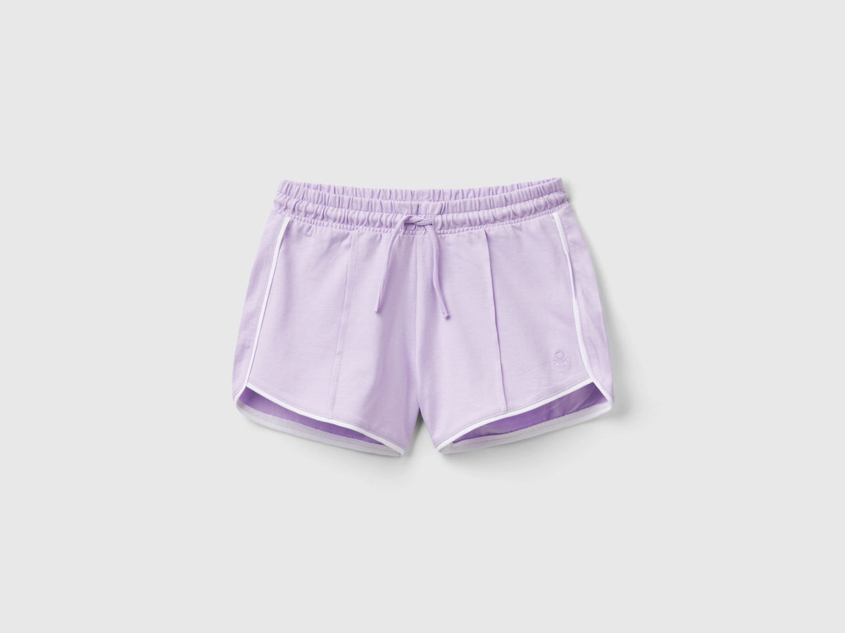 Shorts con coulisse 100% cotone