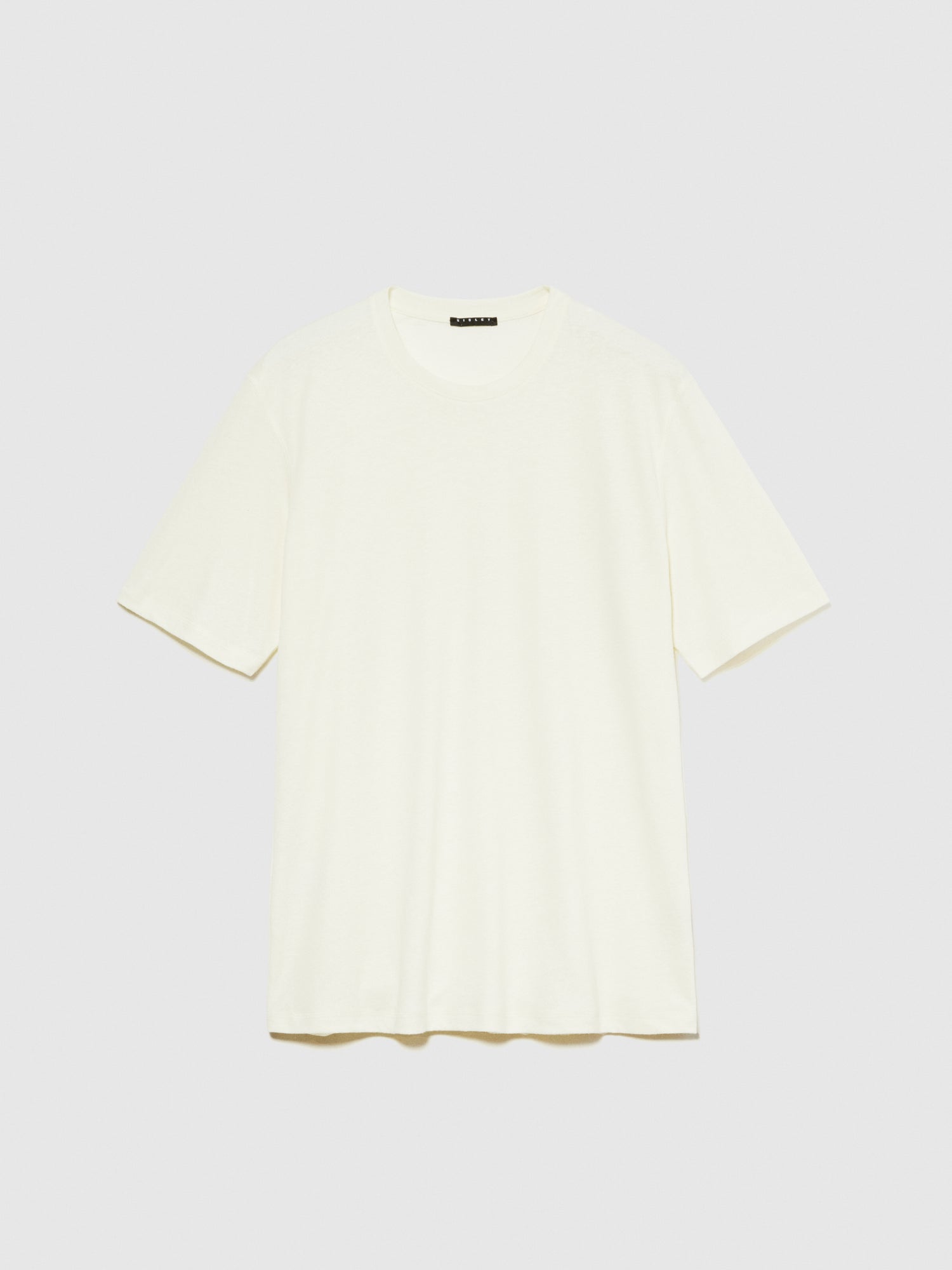 T-shirt girocollo da uomo bianco panna | Sisley Outlet