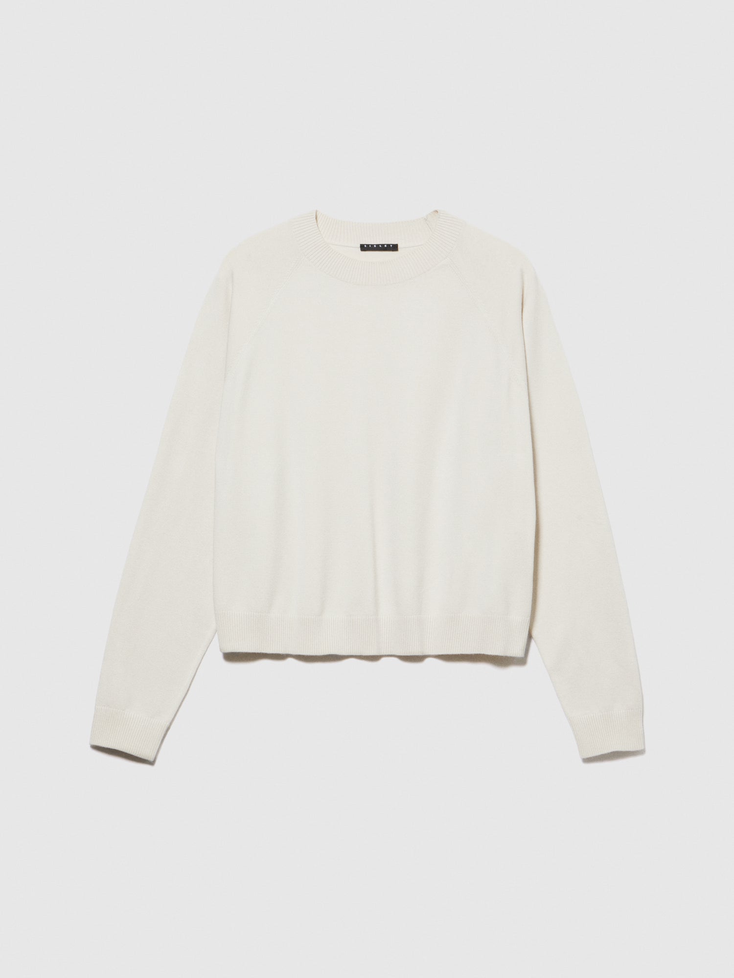 Maglia boxy fit da donna bianco panna | Sisley Outlet
