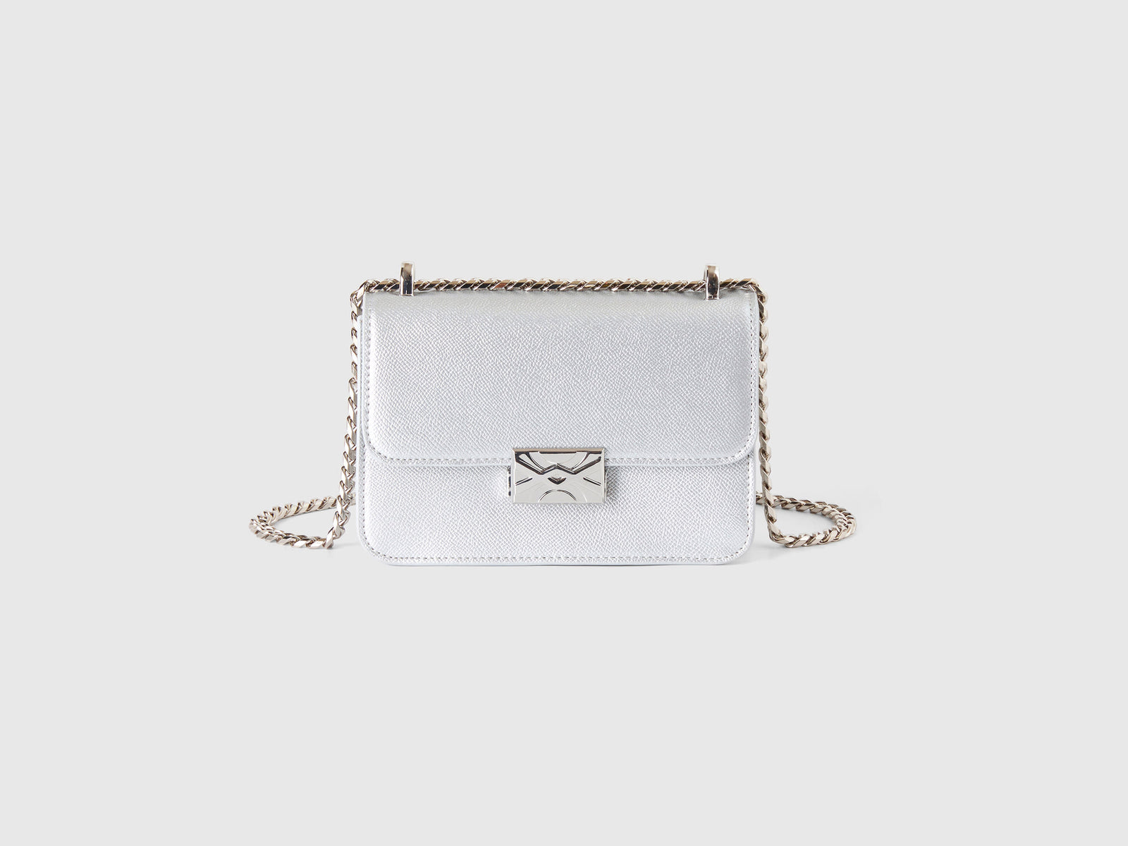 Be Bag piccola da donna argento | Benetton Outlet