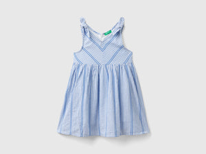 Vestito a righe in cotone leggero