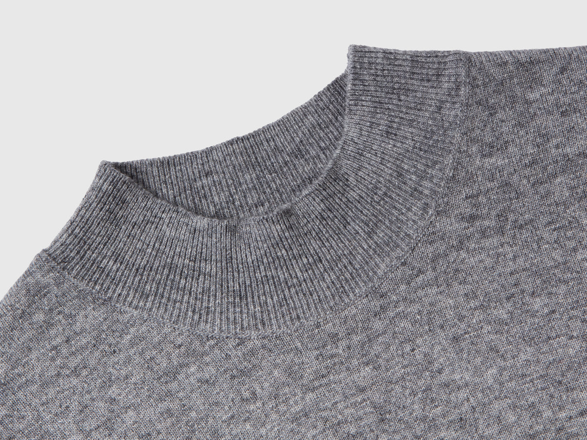 Maglia a manica corta in misto cashmere
