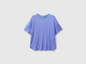 T-shirt in viscosa stretch