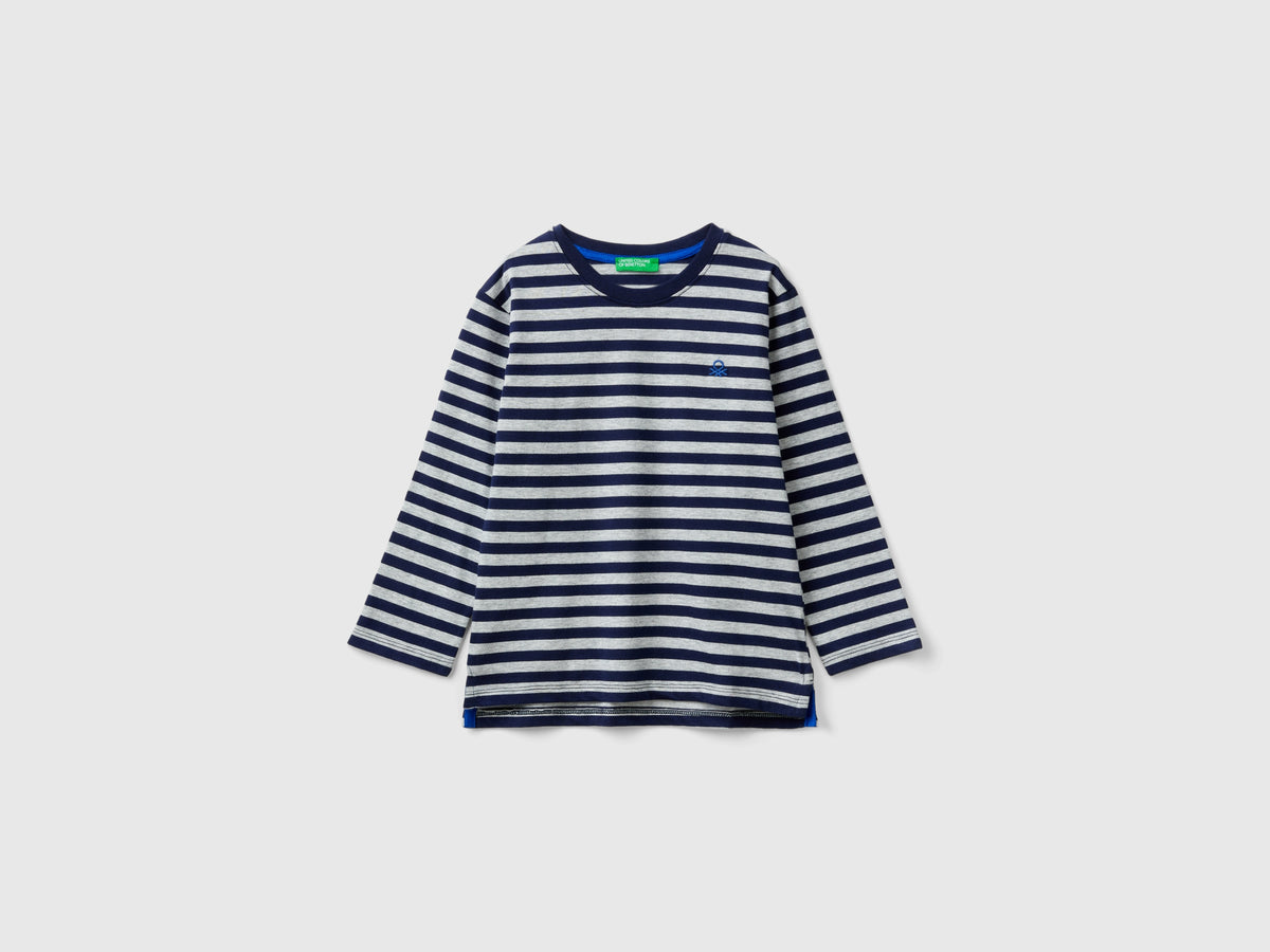 T-shirt a righe 100% cotone