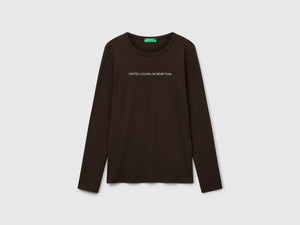 T-shirt a manica lunga 100% cotone