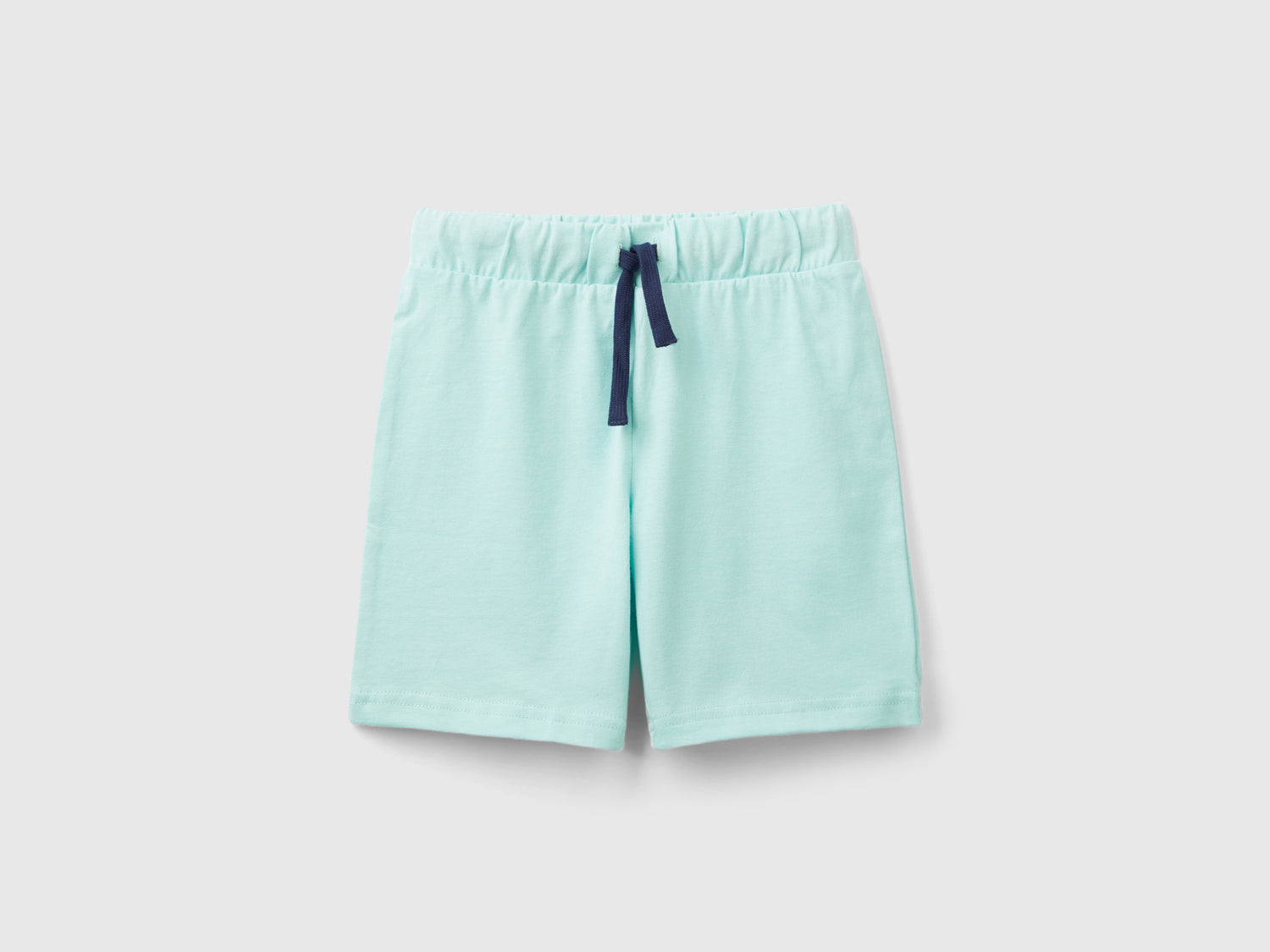 Bermuda in jersey da bimbo verde acqua | Benetton Outlet