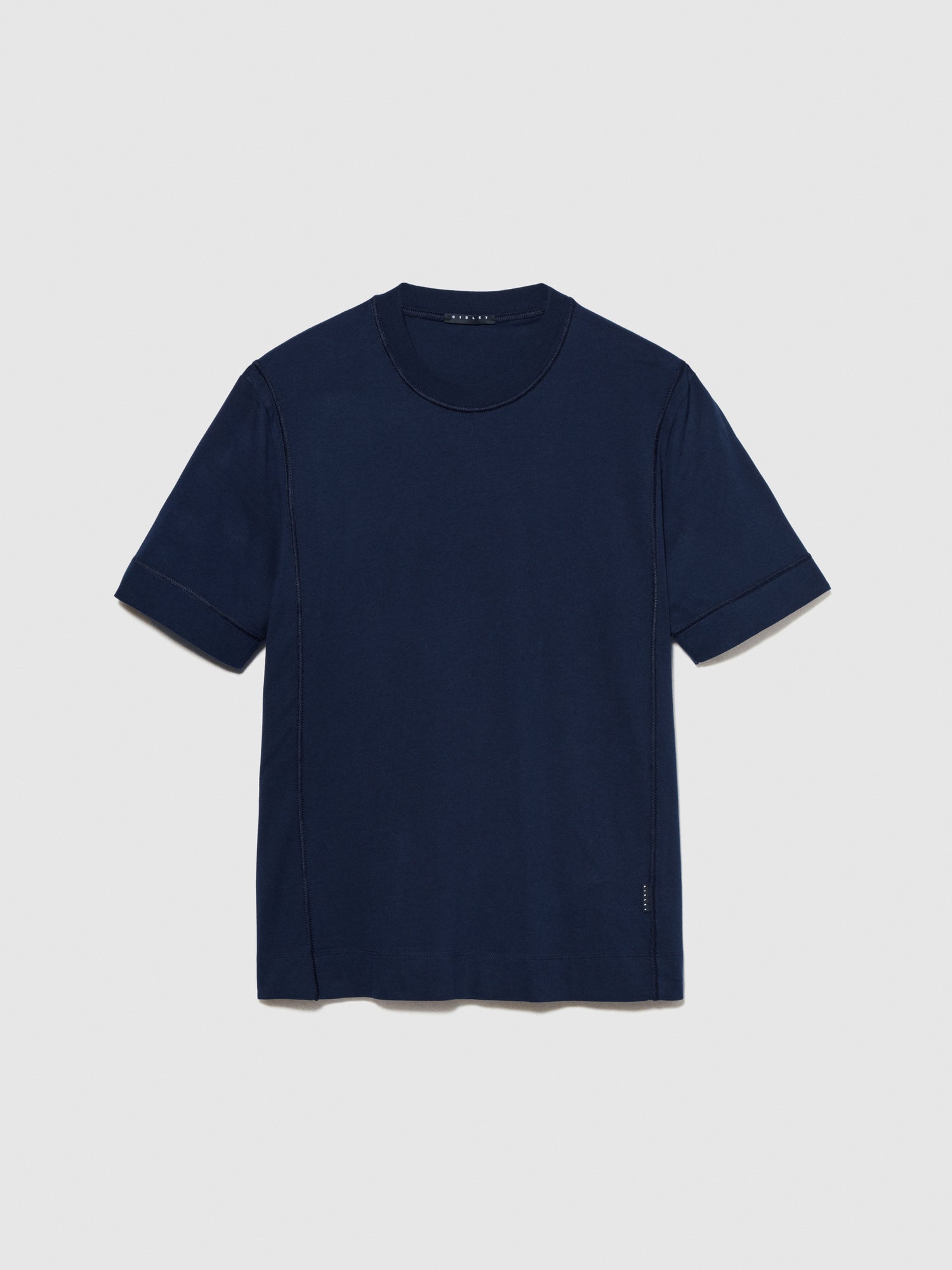 T-shirt tinta unita da uomo blu scuro | Sisley Outlet