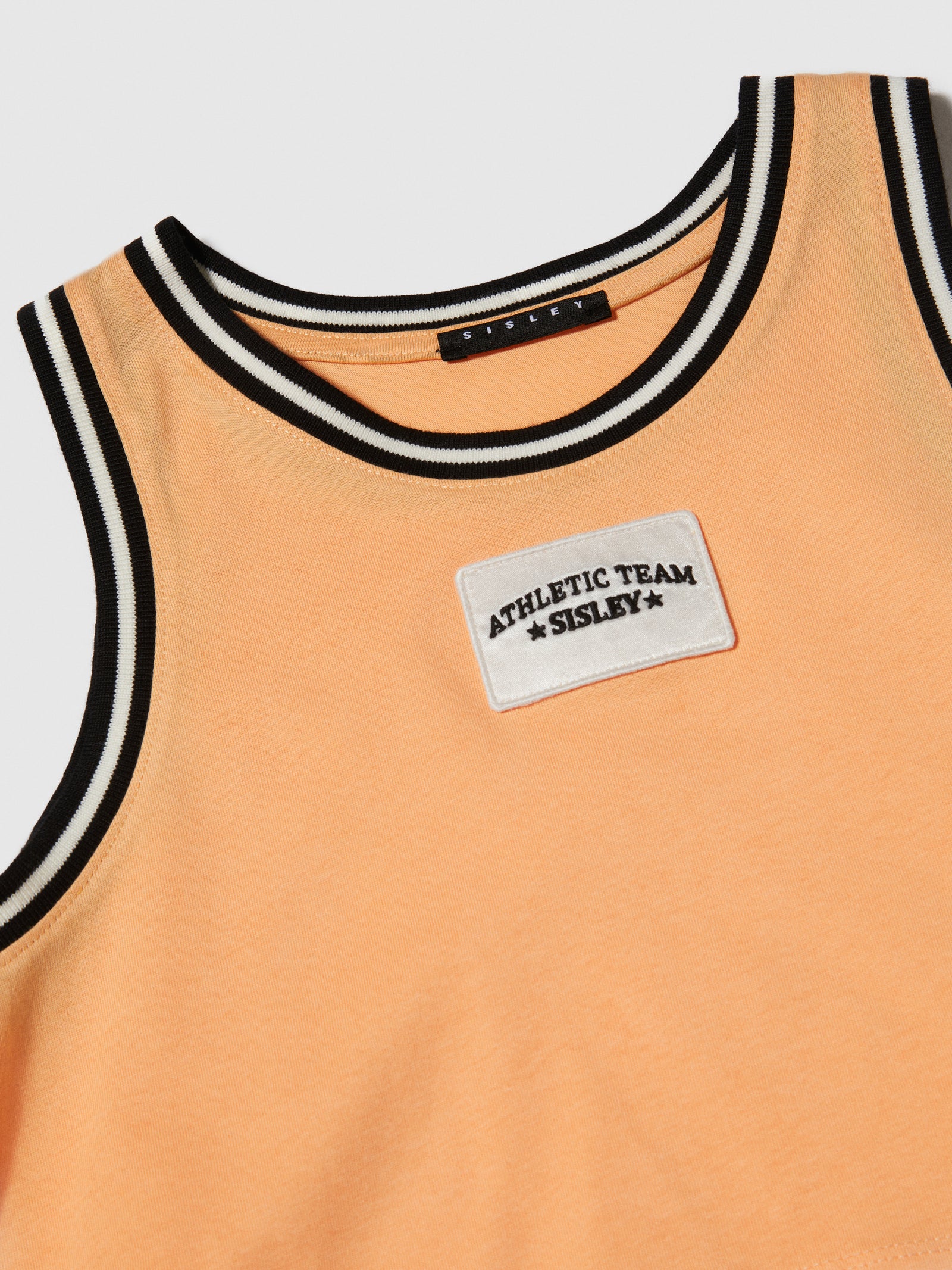 Top con ricamo da bambina arancione 2 | Sisley young Outlet