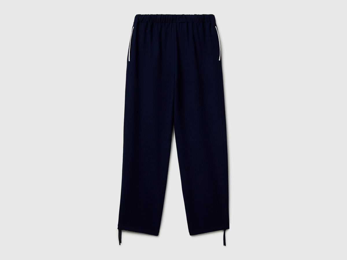 Pantaloni con elastico e coulisse