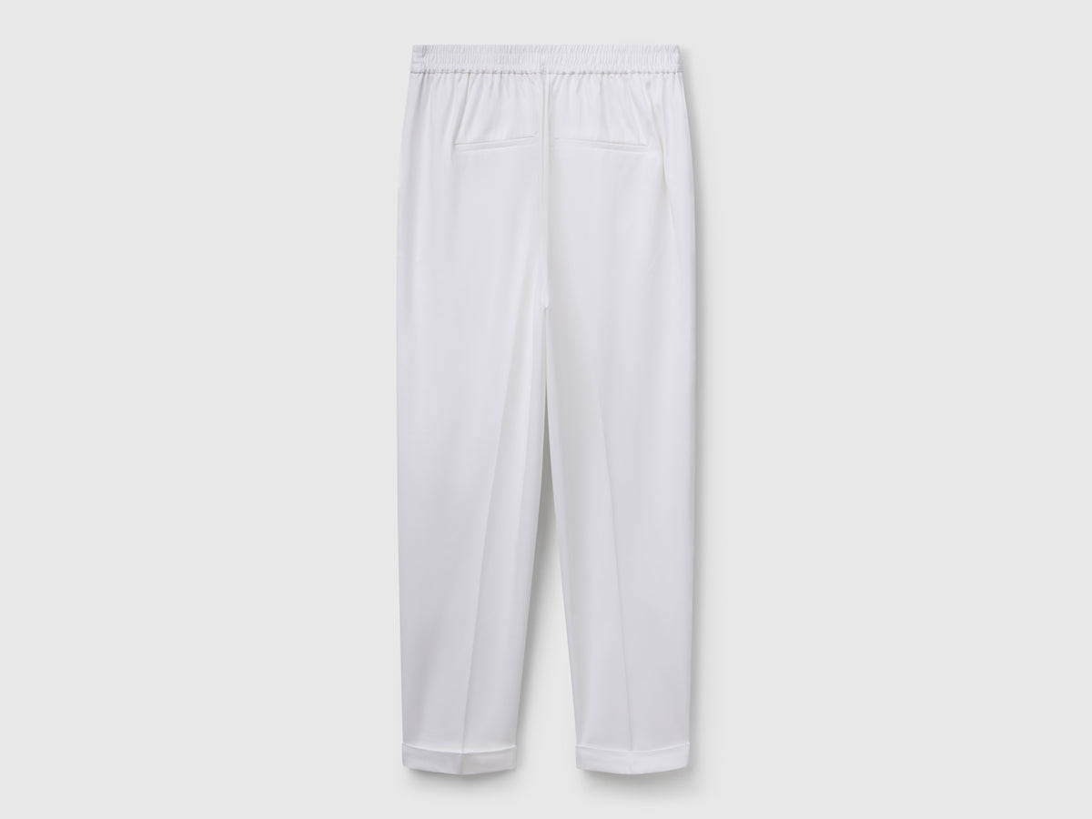 Pantaloni in cotone elasticizzato