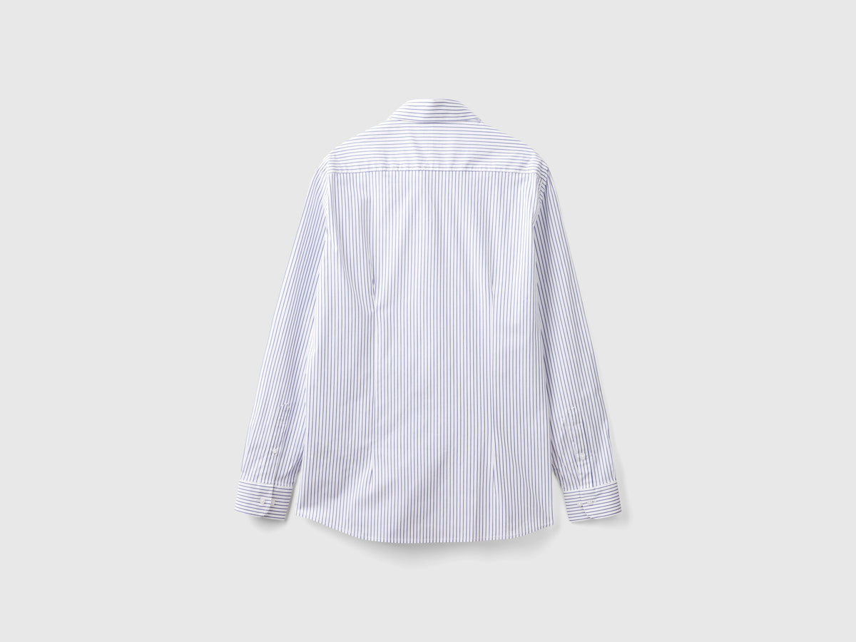 Camicia slim fit a righe