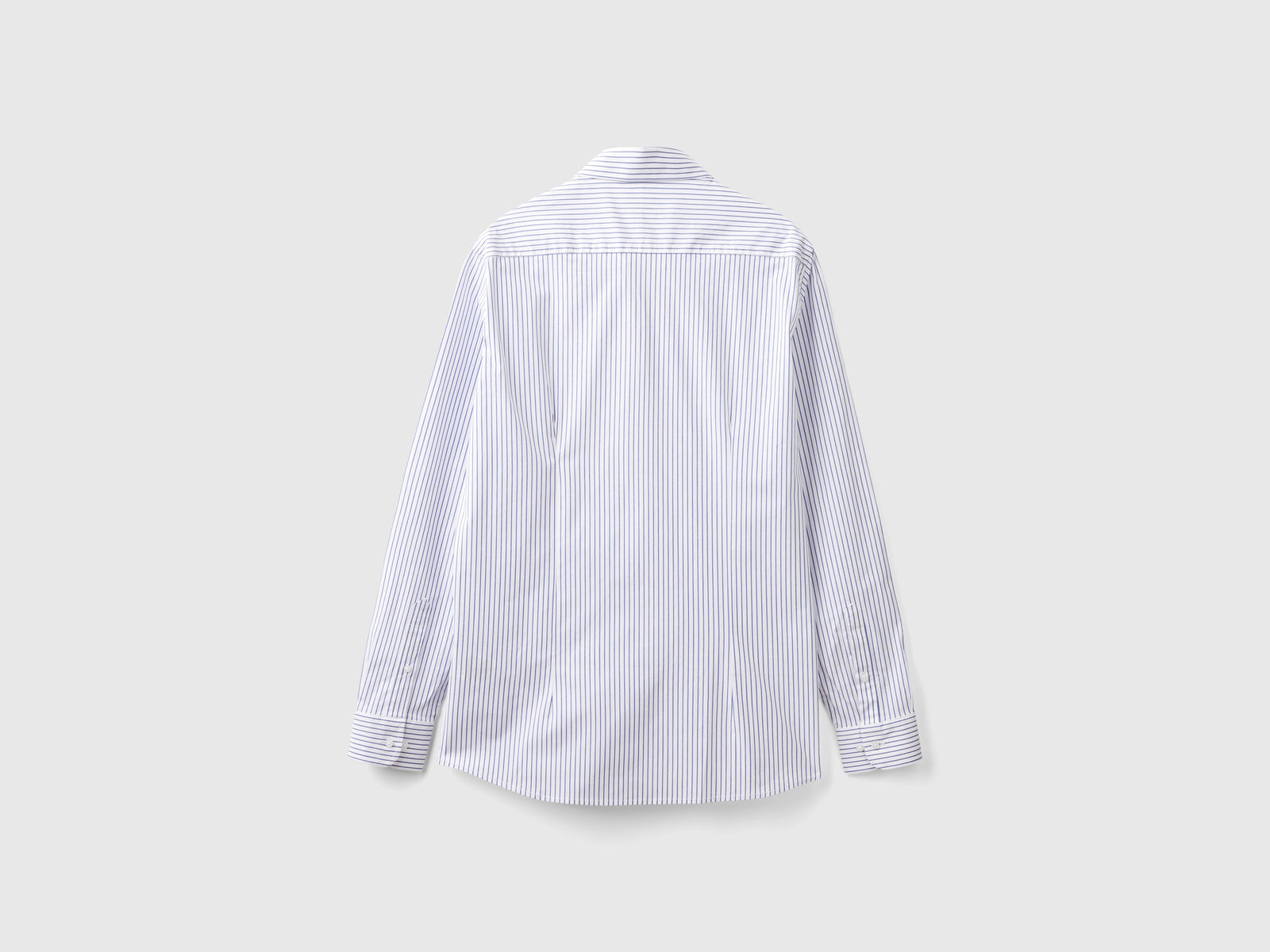 Camicia slim fit a righe da uomo multi-color 2 | Benetton Outlet