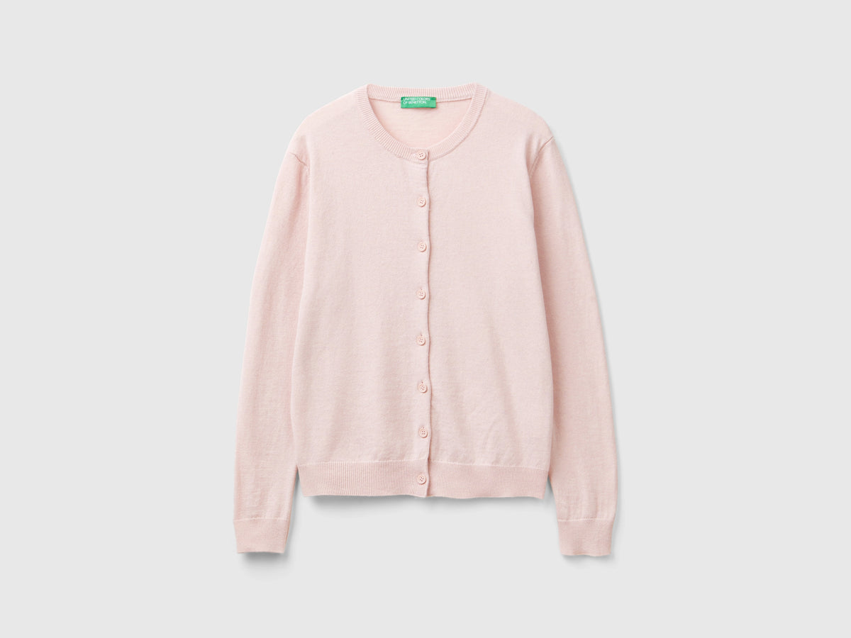 Cardigan in misto lana e cashmere