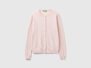 Cardigan in misto lana e cashmere