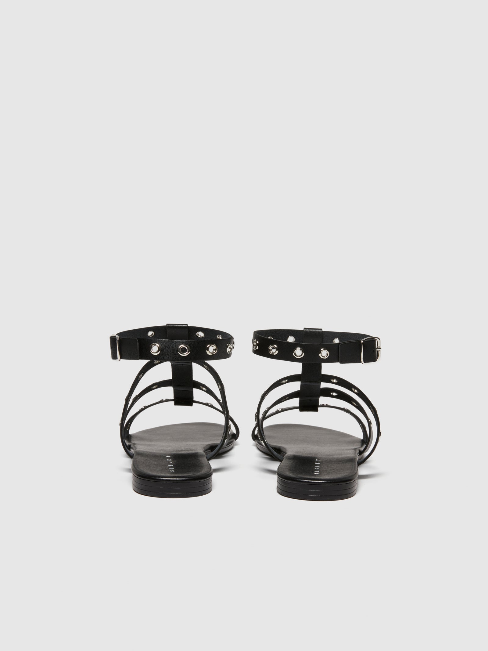Sandali bassi con cinturino da donna nero 2 | Sisley Outlet