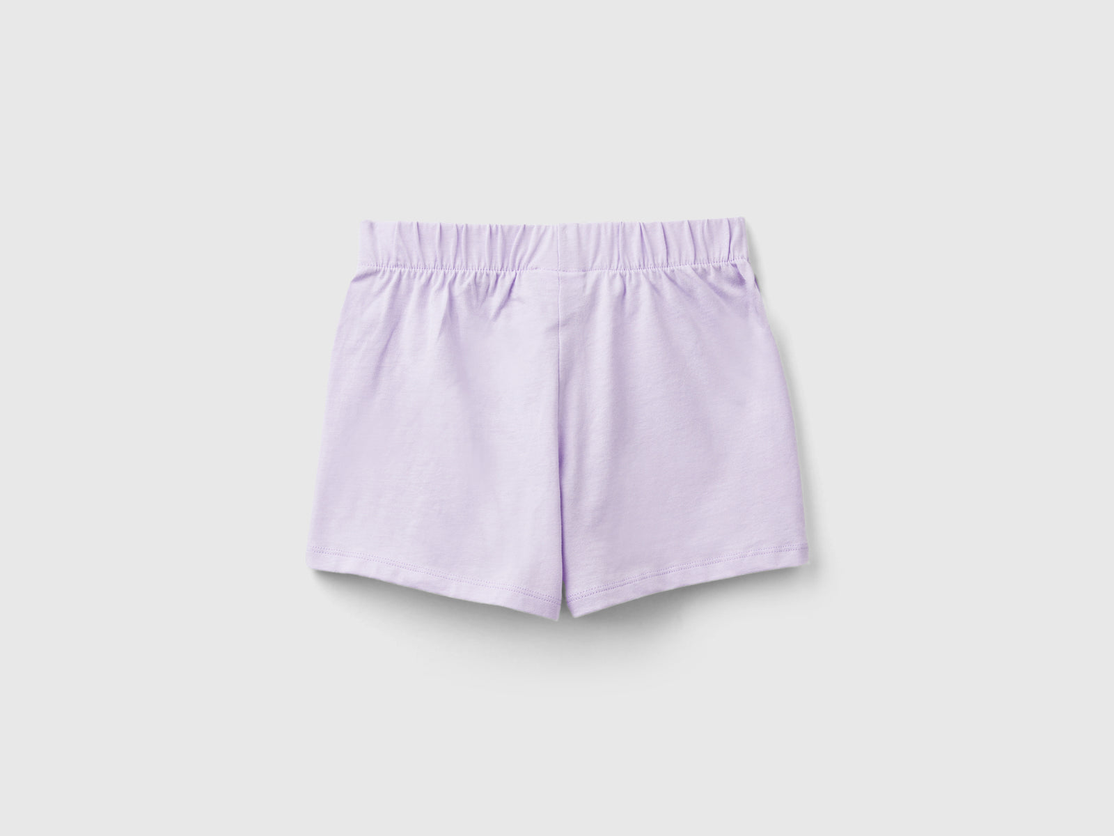 Shorts con pannello da bambina lilla 2 | Benetton Outlet