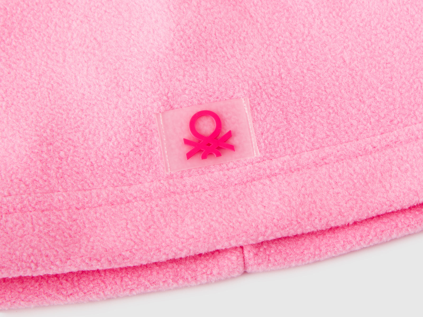 Cuffietta in pile da bambino rosa 3 | Benetton Outlet