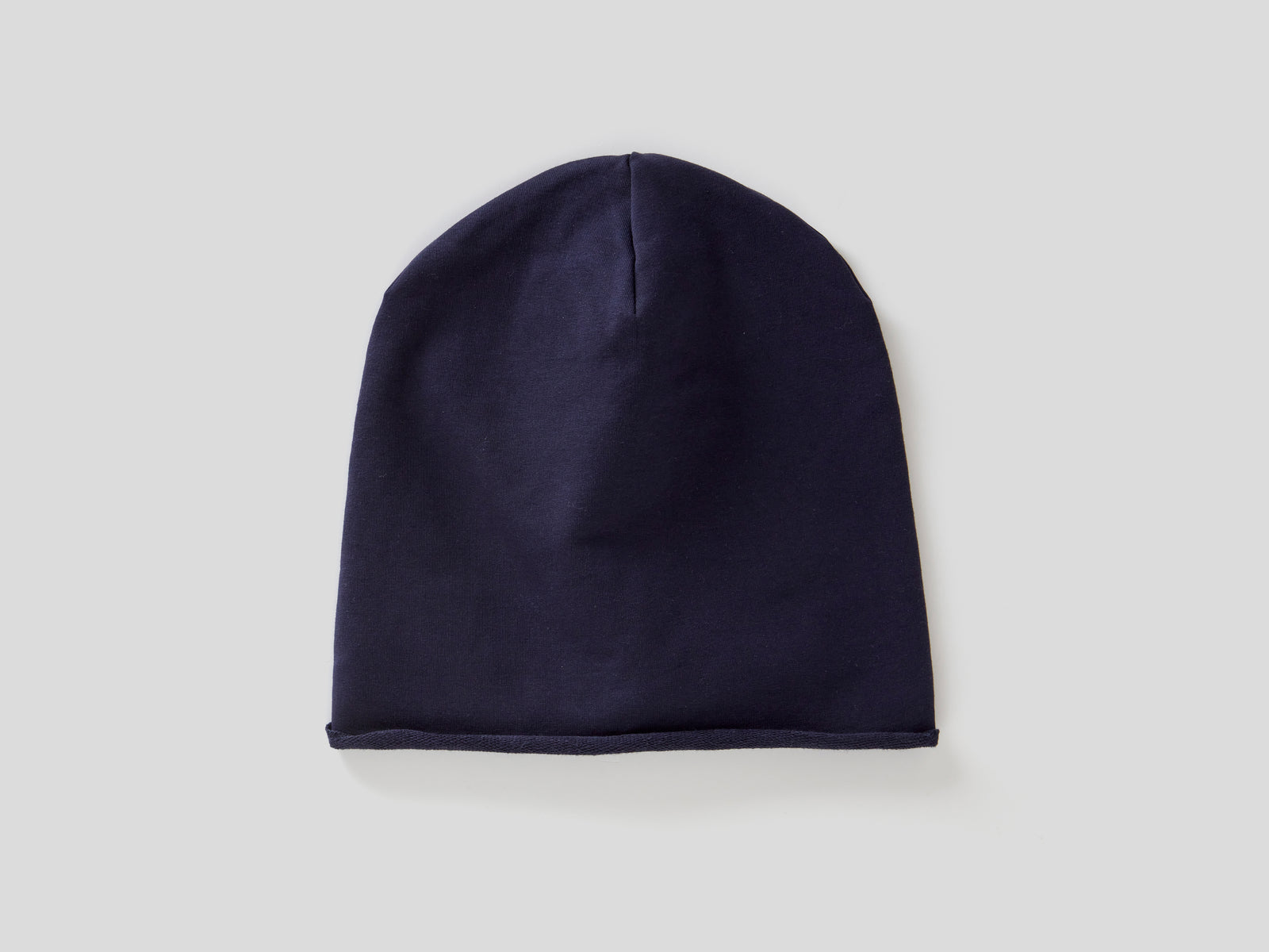 Cuffietta in cotone stretch da bambino blu scuro | Benetton Outlet