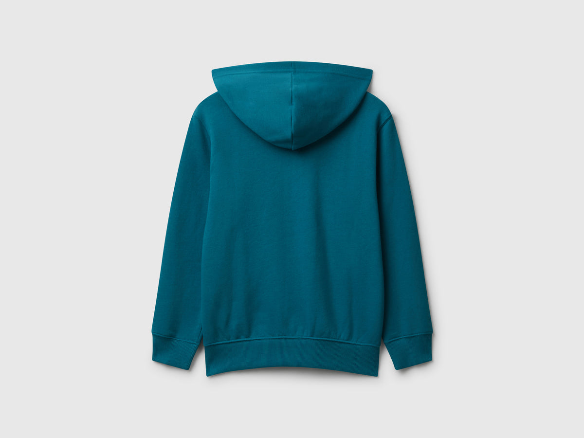 Felpa con zip e cappuccio